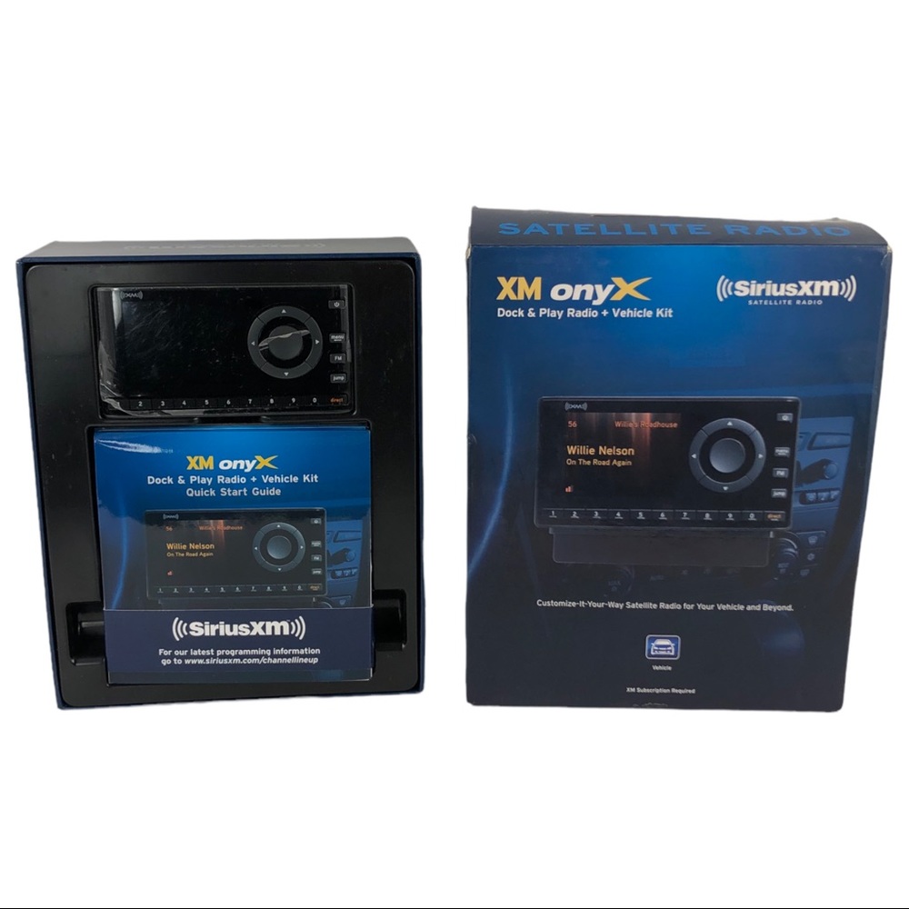 Sirius XM XDNX1V1 Onyx Dock-and-Play Radio with Car Kit